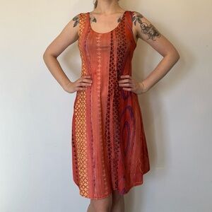 Vintage Gitane 90s Sleeveless Midi Dress